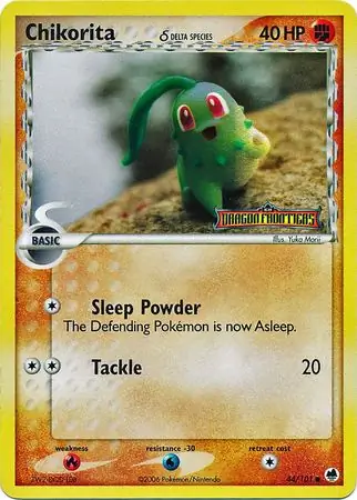 Chikorita Reverse Holo 44