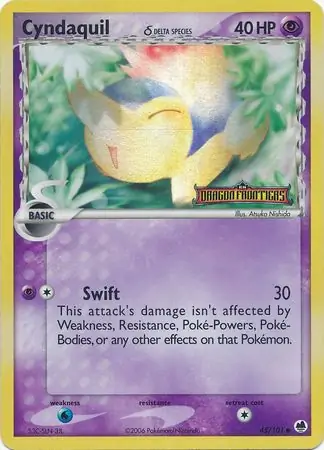 Cyndaquil Reverse Holo 45 Normal