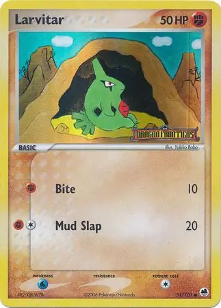 Larvitar Reverse Holo 51 Normal