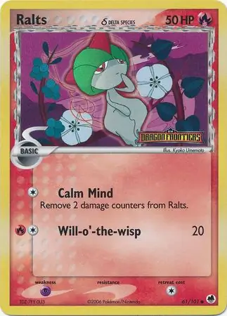 Ralts Reverse Holo 61