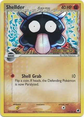 Shellder Reverse Holo 63