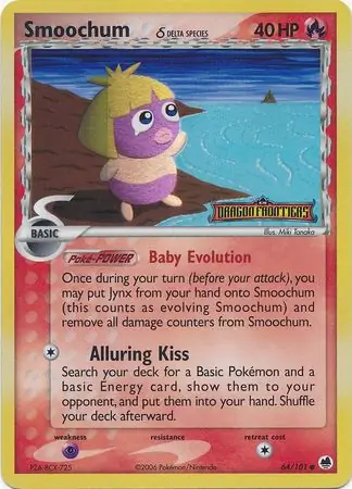 Smoochum Reverse Holo 64