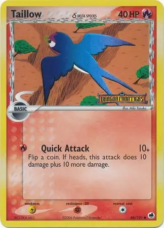 Taillow Reverse Holo 66 Normal