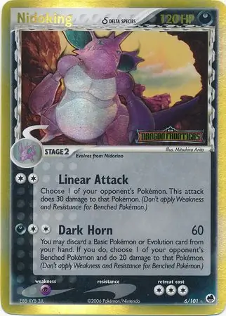 Nidoking Reverse Holo 6 Normal