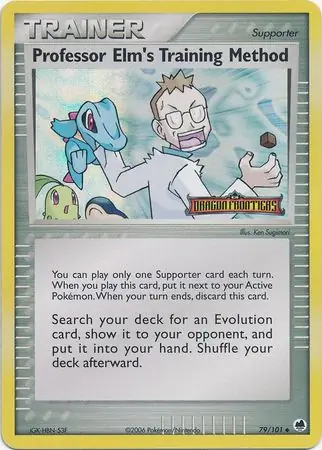 Professor Elm's Training Method Reverse Holo 79 Normal