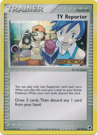 TV Reporter Reverse Holo 82 Normal