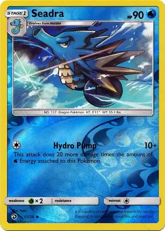 Seadra Reverse Holo 17