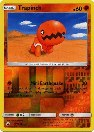 Trapinch Reverse Holo 32