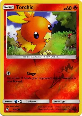 Torchic Reverse Holo 4