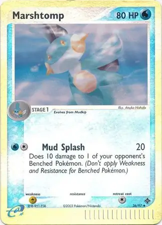 Marshtomp Reverse Holo 36