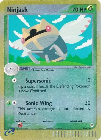 Ninjask Reverse Holo 38 Normal