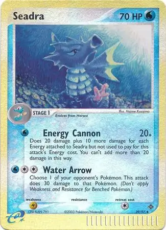 Seadra Reverse Holo 39