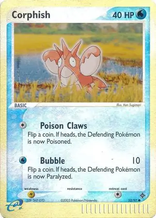 Corphish Reverse Holo 52