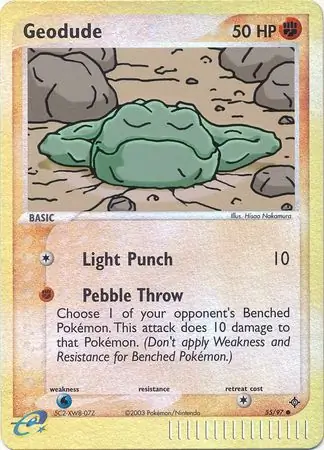 Geodude Reverse Holo 55