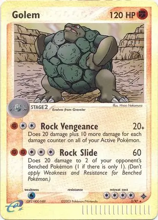 Golem Reverse Holo 5