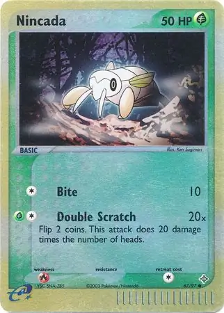 Nincada Reverse Holo 67 Normal