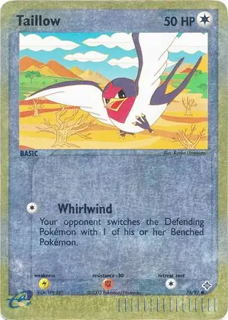 Taillow Reverse Holo 76