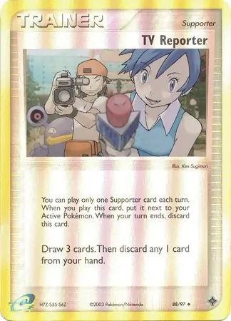 TV Reporter Reverse Holo 88 Normal