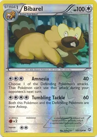 Bibarel Reverse Holo 107