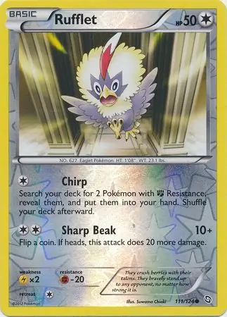 Rufflet Reverse Holo 111 Normal