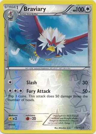 Braviary Reverse Holo 112 Normal