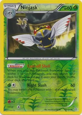 Ninjask Reverse Holo 11 Normal