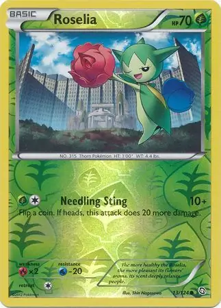 Roselia Reverse Holo 13