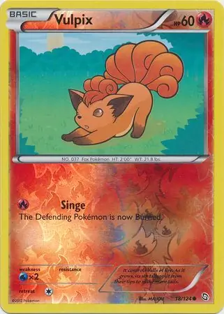 Vulpix Reverse Holo 18 Normal