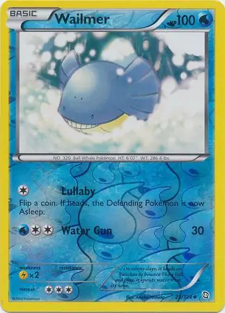 Wailmer Reverse Holo 25 Normal