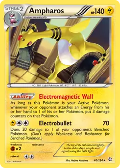 Ampharos Holo 40