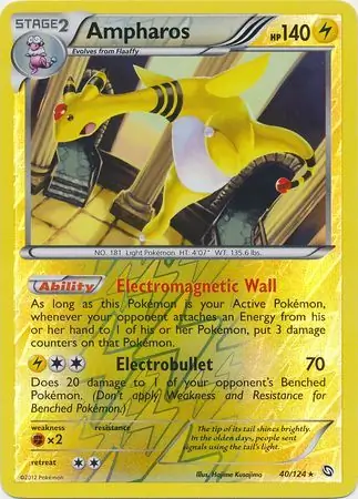 Ampharos Reverse Holo 40 Normal