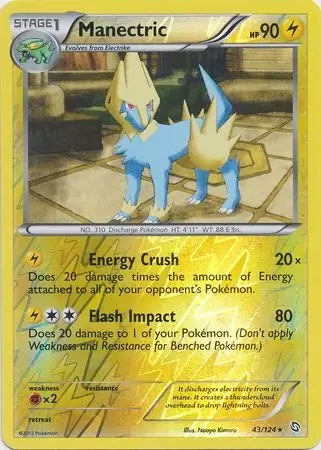 Manectric Reverse Holo 43