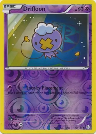 Drifloon Reverse Holo 49 Normal