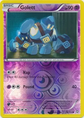 Golett Reverse Holo 58 Normal