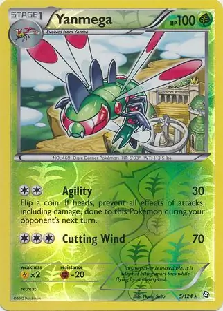 Yanmega Reverse Holo 5 Normal