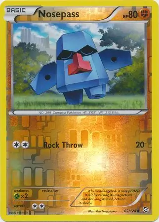 Nosepass Reverse Holo 62 Normal