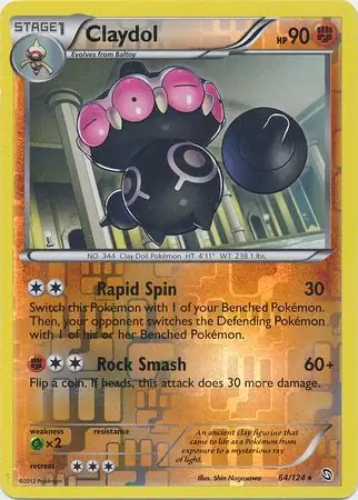 Claydol Reverse Holo 64