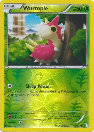 Wurmple Reverse Holo 6 Normal