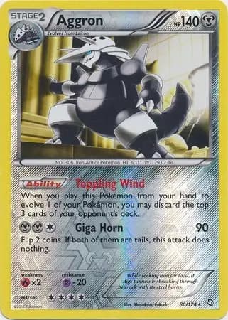 Aggron Reverse Holo 80 Normal