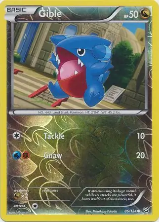 Gible Reverse Holo 86 Normal