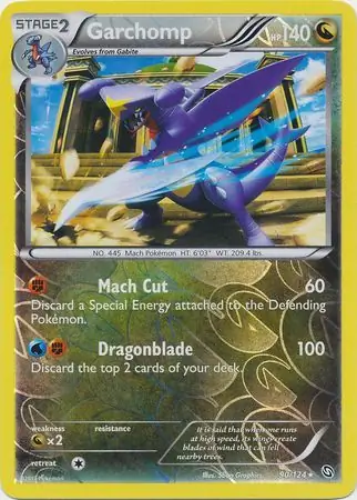 Garchomp Reverse Holo 90 Normal