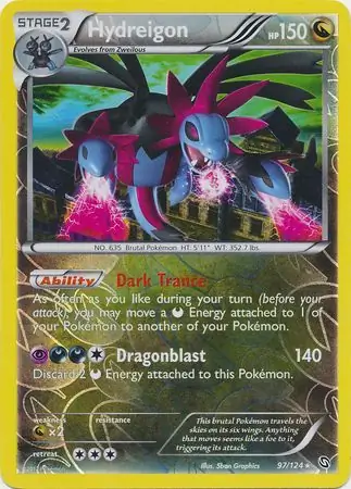Hydreigon Reverse Holo 97 Normal