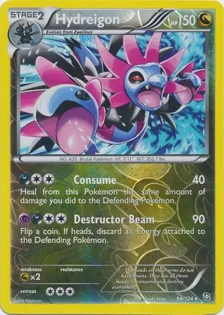 Hydreigon Reverse Holo 98 Normal