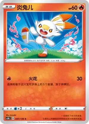 Scorbunny Reverse Holo 047 Normal