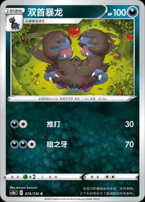 Zweilous Reverse Holo 074 Normal