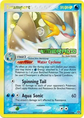 Swampert Reverse Holo 11 Normal