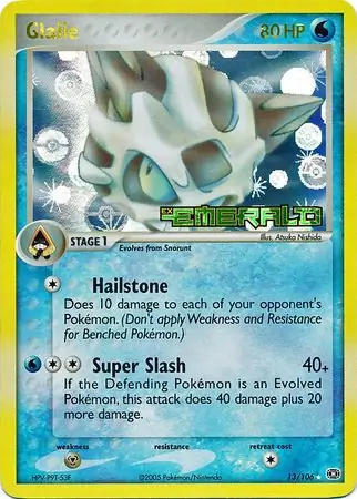 Glalie Reverse Holo 13 Normal