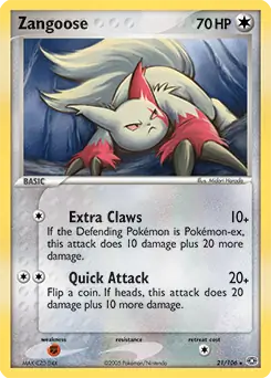 Zangoose 21 Normal