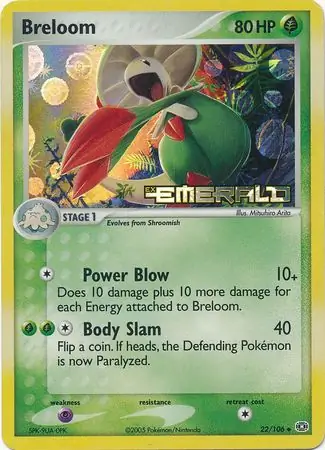 Breloom Reverse Holo 22
