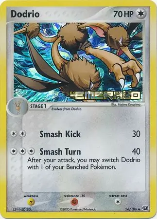 Dodrio Reverse Holo 26 Normal